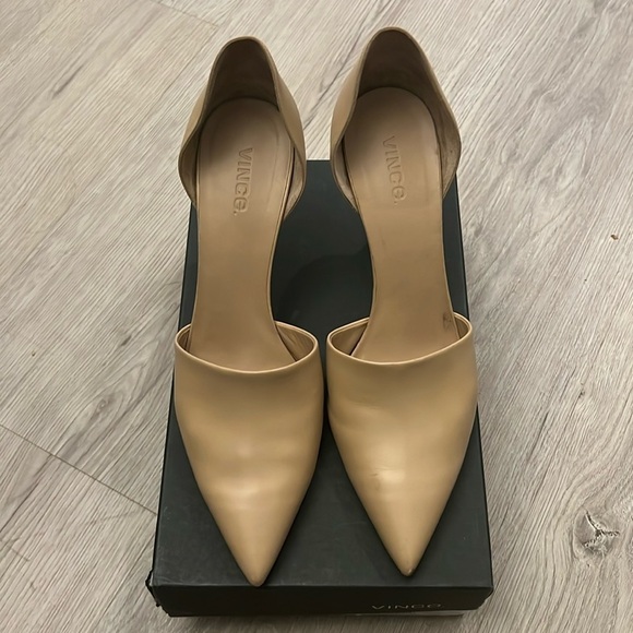 VINCE - Claire Choked Up Leather D'Orsay Pumps size 11 - Picture 1 of 7